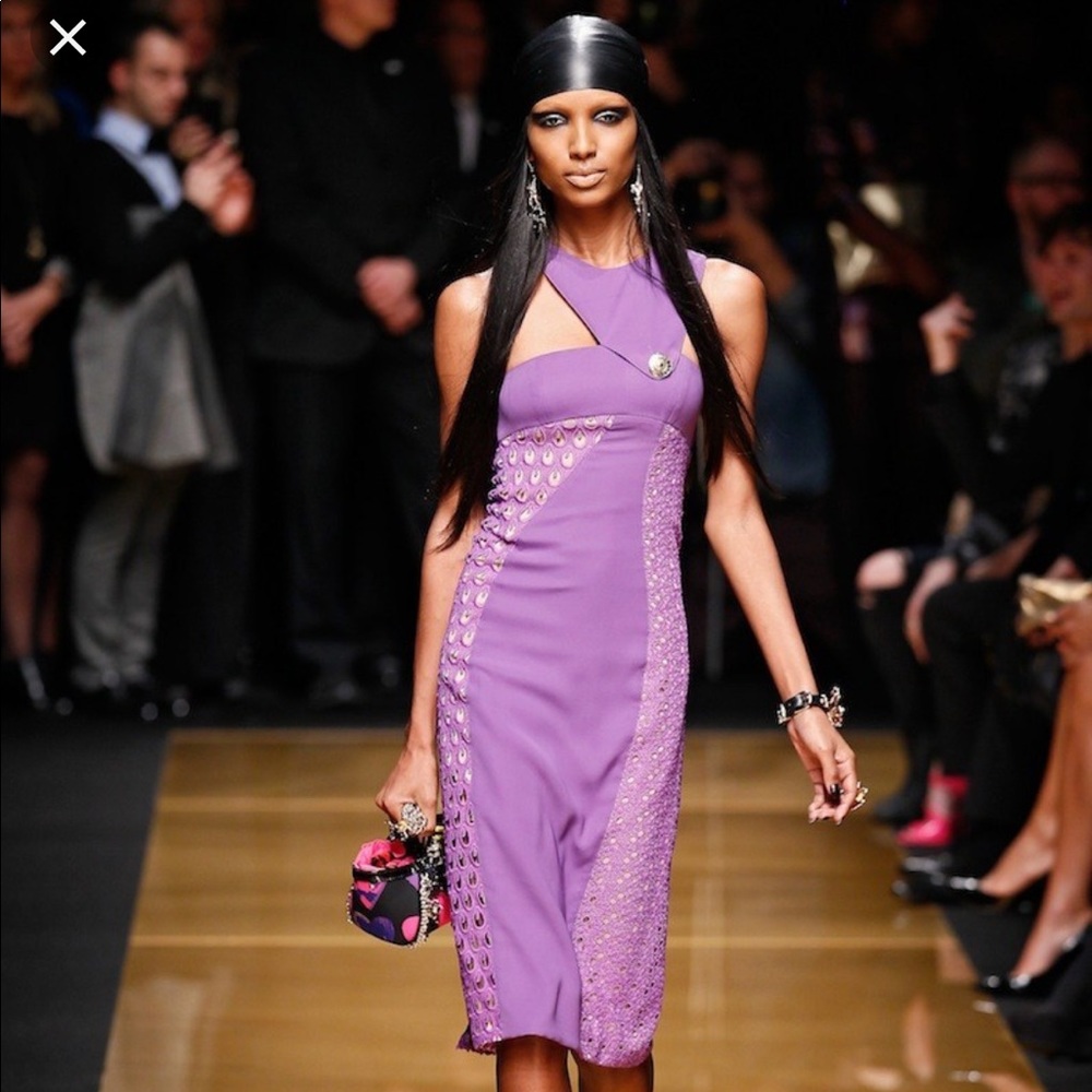 Versace for H&M Purple Dress Sz 8